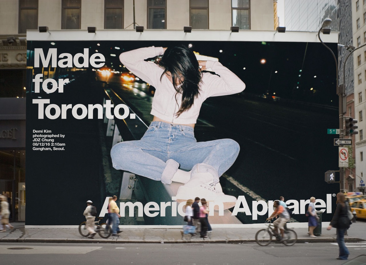 American Apparel Made for Toronto campaign