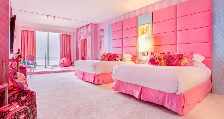 Barbie hotel room partnership