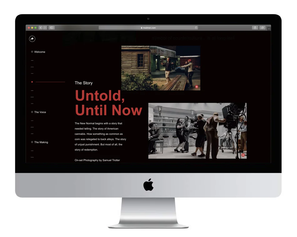 The New Normal Untold, Until Now digital experience