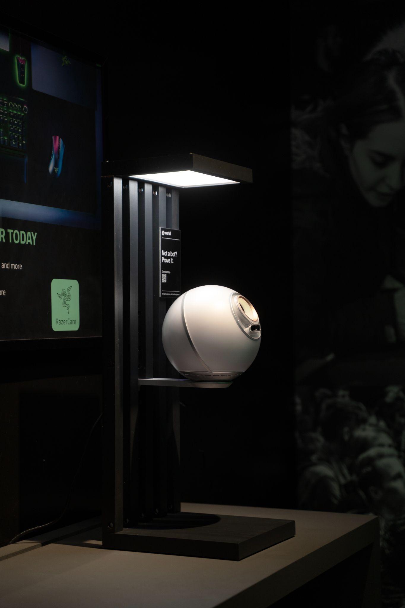 A World Orb inside a Razer retail experience